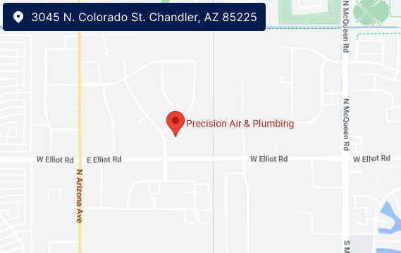 Precision Air & Plumbing - Chandler AZ Map